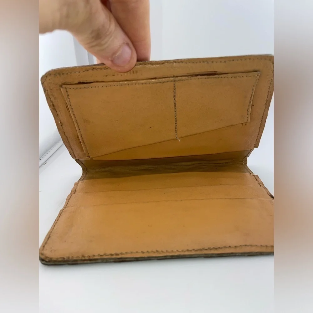Double Side Brown Real Crocodile Skin Leather Men's Bifold Wallets​​​​​​​​​​​